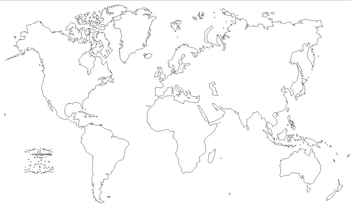世界地图适量文件