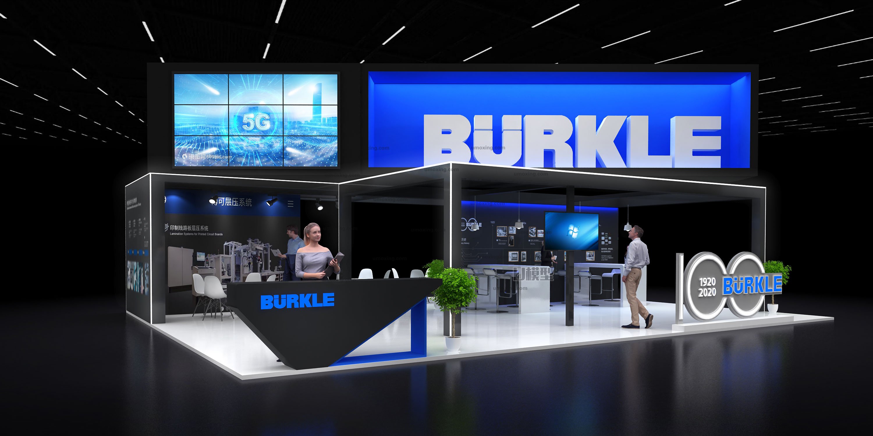 BURKLE展览模型下载