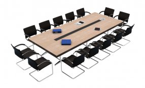 会议桌3D模型下载