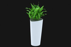 植物3d模型盆花