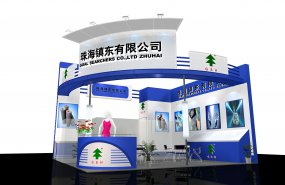 珠海镇东展览公司3d模型