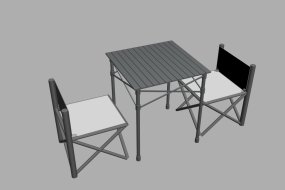 洽谈桌椅3d模型免费网站