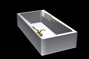 长形浴缸3d模型免费下载站点