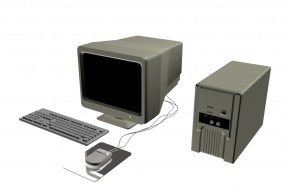 台式计算机3d模型下载网站