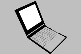 笔记本3d模型下载网