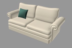 双人3d沙发模型免费下载
